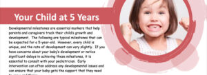 your child at 5 years developmental milestones All for Kids Home Health Colorado