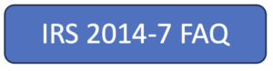 IRS 2014-7 FAQ text with blue background All for Kids Home Health Colorado
